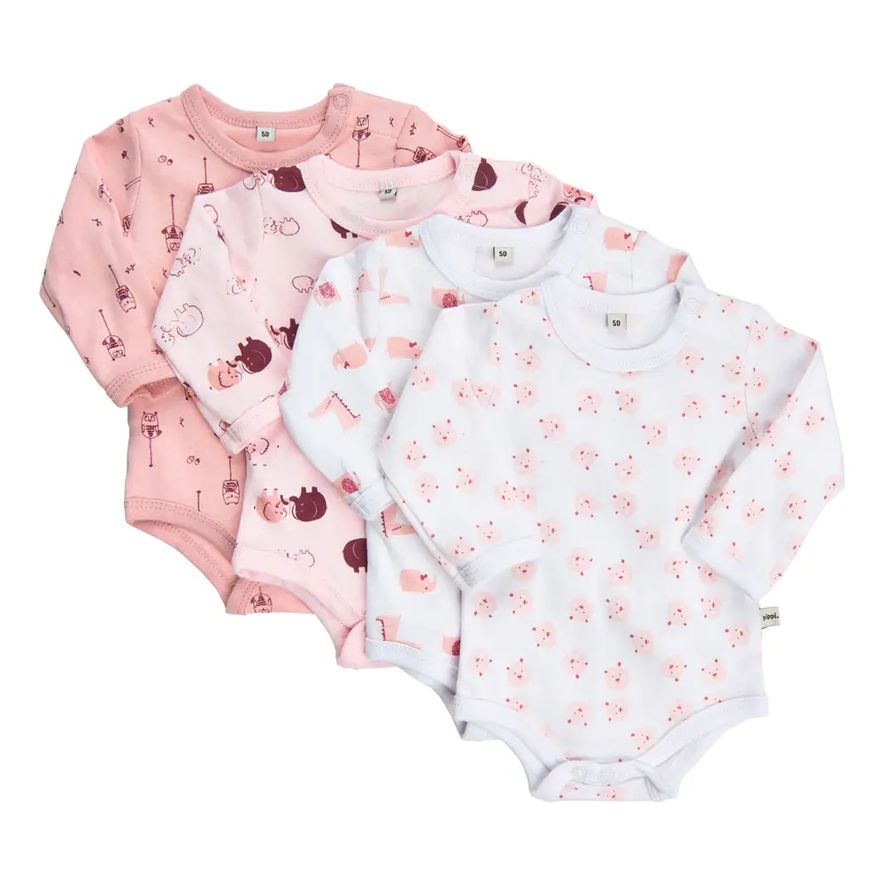 Langærmet Bodystocking med Print fra Pippi - Køb nu!