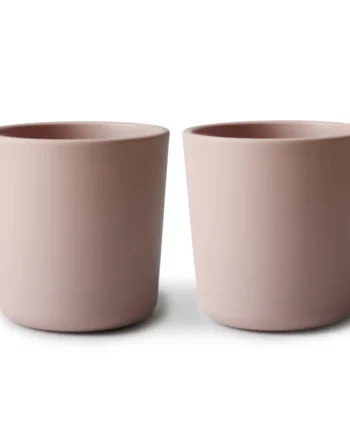 Børnekopper i Blush fra Mushie – Elegant og Holdbar!