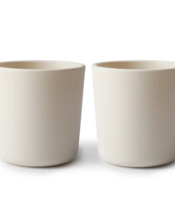 Børnekopper i Ivory fra Mushie - Stilrent design
