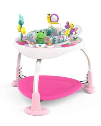 Bounce Bounce Baby 2-i-1 Legetrampolin og Bord - Pink