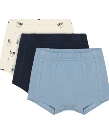 3-pak Boxershorts i Faded Denim fra BeKids - Komfort til Børn