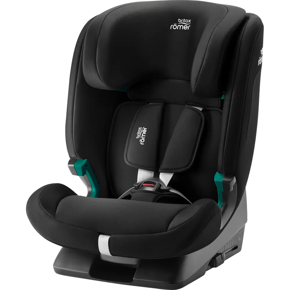Evolvafix Space Black - Sikker autostol til børn
