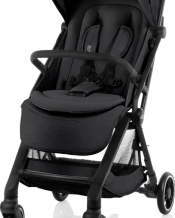 Flylite Klapvogn i Carbon Black – Ideel til rejser!