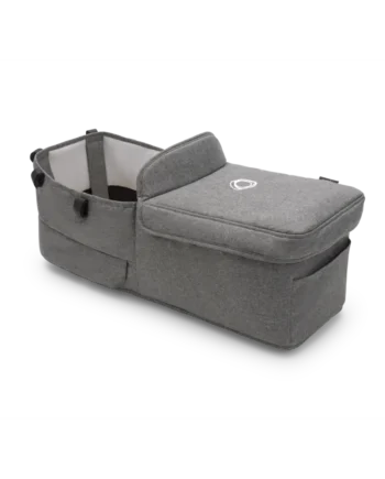 Donkey   Bassinet Fabric Complete Grey Melange