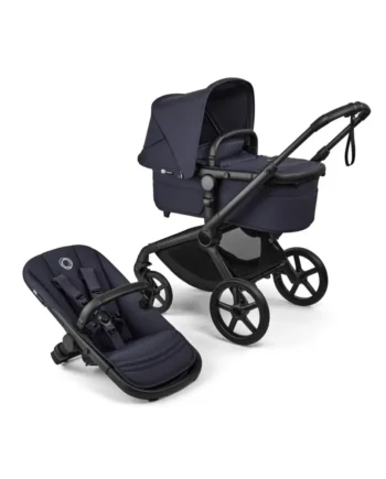Bugaboo Fox 5 Renew - Black Deep Indigo Kombivogn
