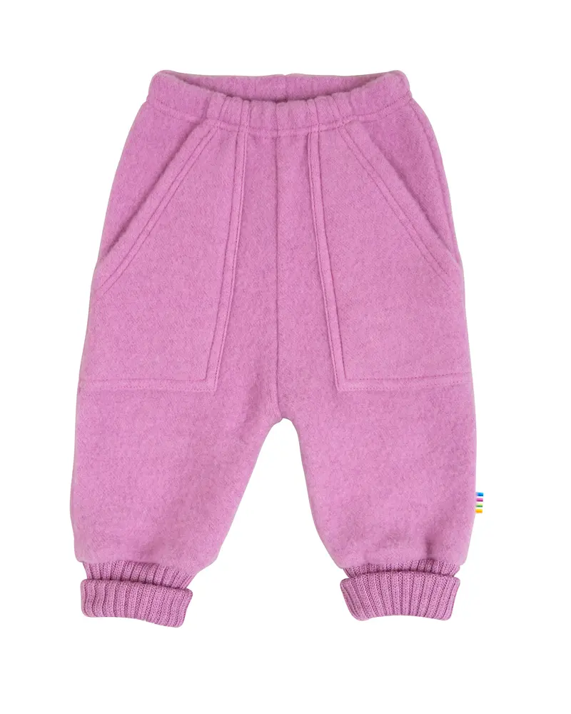 Baggy bukser i rosa uld fra Joha - Blød og komfortabel