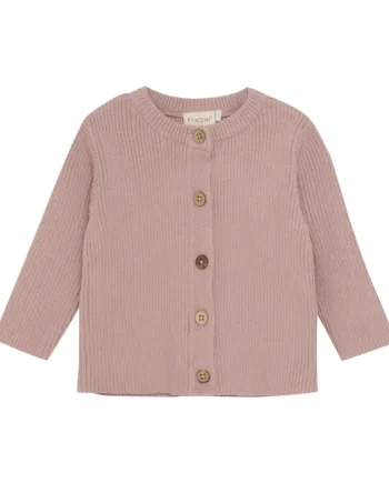 Klassisk cardigan i skyggegrå fra Fixoni