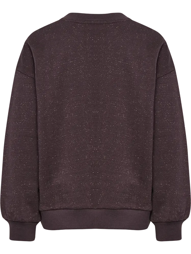 Carola Sweatshirt fra Hummel – Økologisk med Glitrende Detaljer