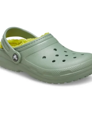 Klassiske Lined Clog - Moss fra Crocs til Børn