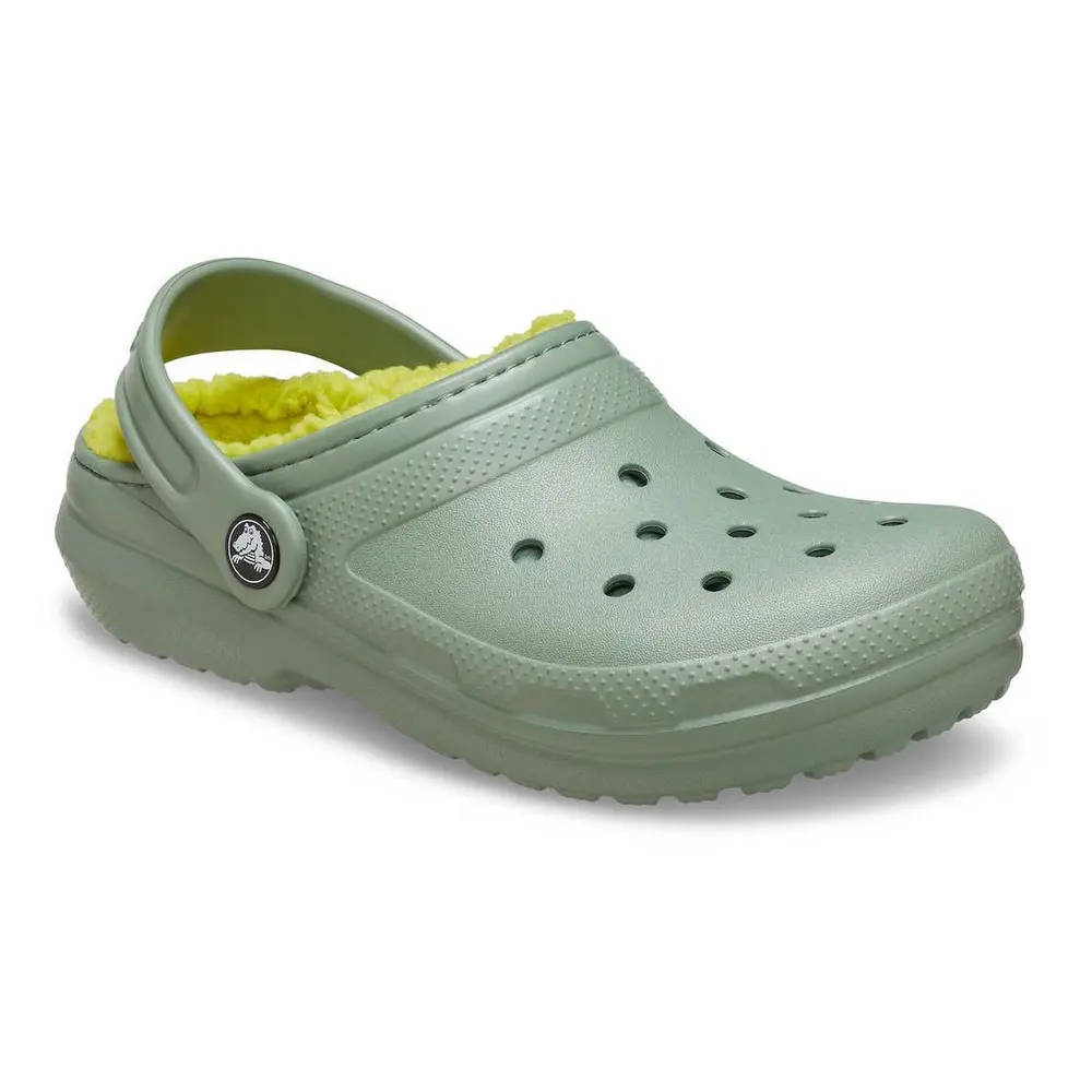 Klassiske Lined Clog - Moss fra Crocs til Børn