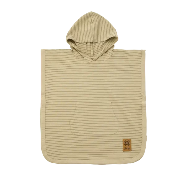 Cloby UV Poncho Sandy Beach i Oliven Grøn - Solbeskyttelse