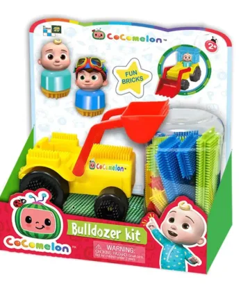 Cocomelon Funbricks Bulldozer Byggesæt - Sjov Leg!