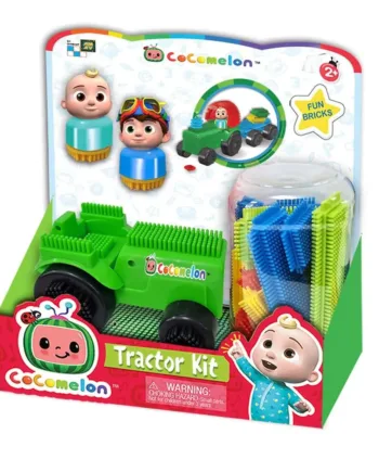 Cocomelon Sjovbygger Traktor Sæt - Kreativt Legetøj