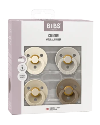 BIBS Colour Sut i Ivory, Sand, Vanilla og Dark Oak - Kvalitet!