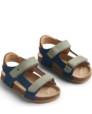 Corey Kork Sandal i Blå - Åben Tå til Børn