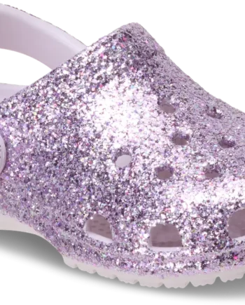 Crocs Classic Chunky Glitter Clog   Grape Ice 29 30