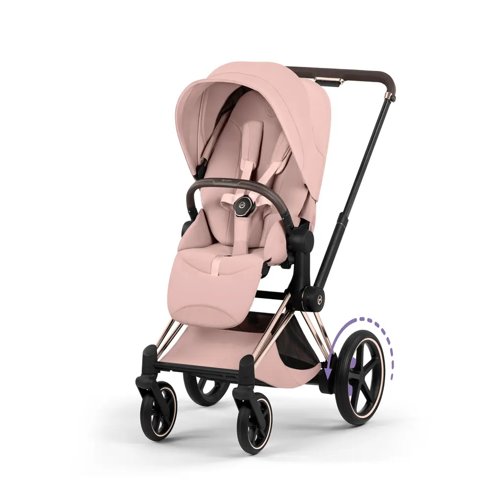 Cybex -priam Klapvogn Style Peach Pink Rosegold