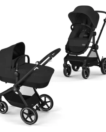 Eos Lux Moon Black - Ergonomisk 2-i-1 Klapvogn til Baby