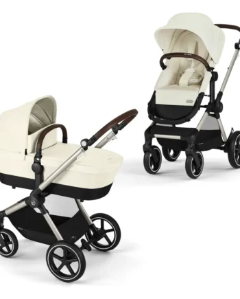 Cybex Eos Lux Klapvogn i Seashell Beige - Tilbud!