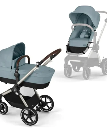 Eos Lux Klapvogn i Stormy Blue – Komfort og Praktik til Baby