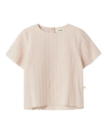 Dalila Løs T-shirt i Peach Whip fra Lil' Atelier