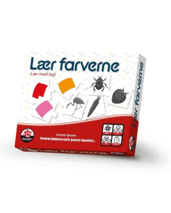 Danspil Lær Farverne – Pædagogisk Puslespil til Børn