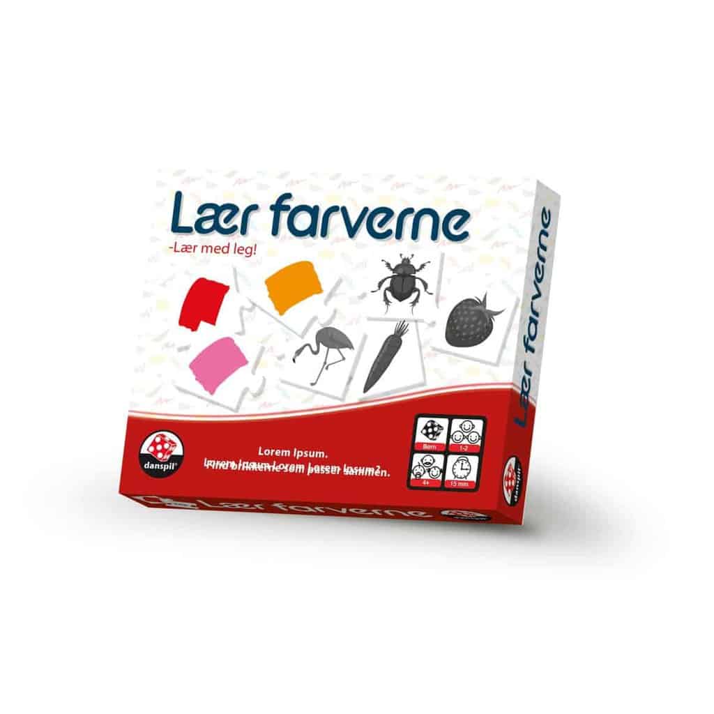 Danspil Lær Farverne – Pædagogisk Puslespil til Børn