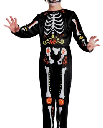 Day of the Dead Kostume - Sort - Halloween Festkostume