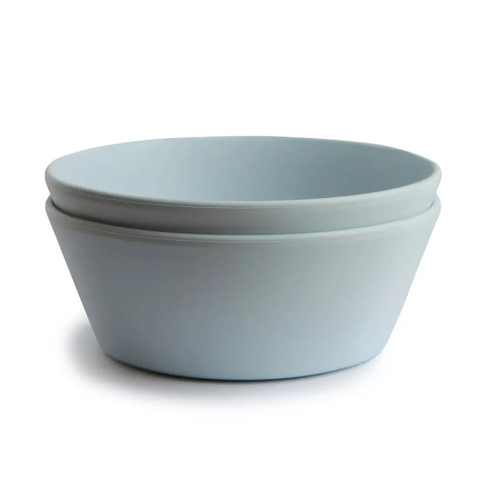 Middagstallerken i Powder Blue fra Mushie - Elegant design