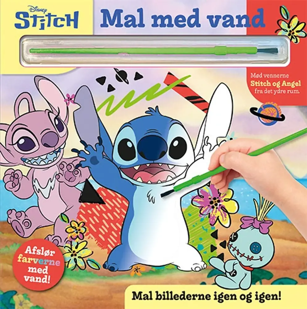 Disney Stitch - Magisk Malebog med Vand