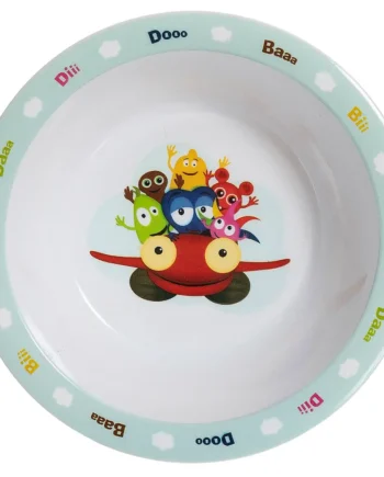 Farverig Dyb Tallerken fra Babblarna - Sjov til Måltider!