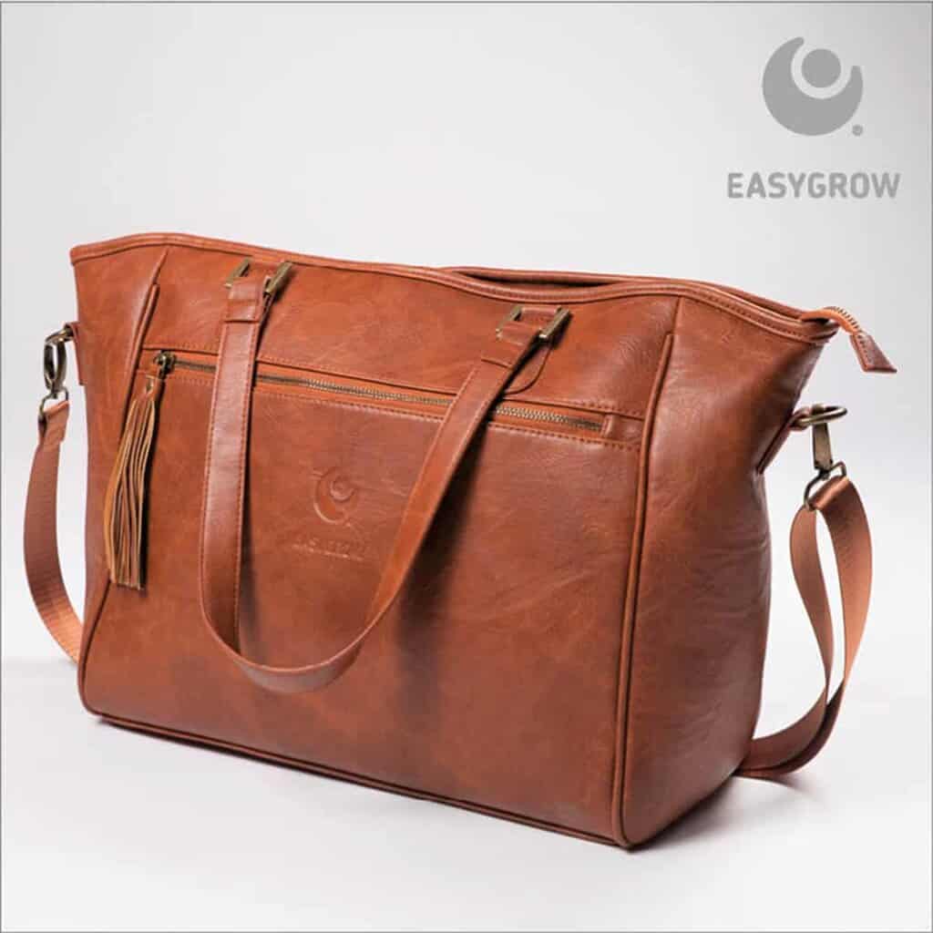 Easygrow Mama Bag - Stilfuld Brun Pusletaske til Forældre