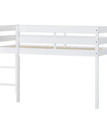 Eco Comfort Halvhøj Seng 70x160 Cm - Hvid Tilbud!