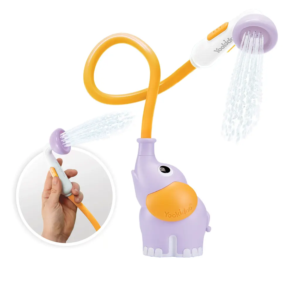 Elefant Badelegetøj - Lilla til Baby Shower Legeglæde