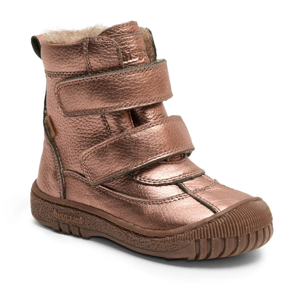 Ellis Tex Vinterstøvle i Rose Gold - Hold fødderne varme!