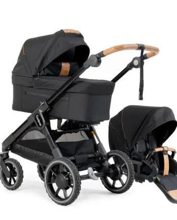 Emmaljunga Sento Max Flat Combi - Outdoor Black Tilbud
