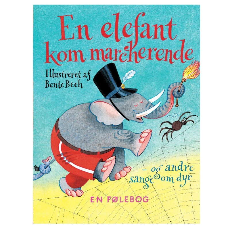 Elefantkommarcherende – Føle-bog med klassiske sange