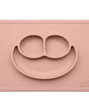 Ezpz Happy Mat Dækkeserviet og Skål - Støvet Rosa