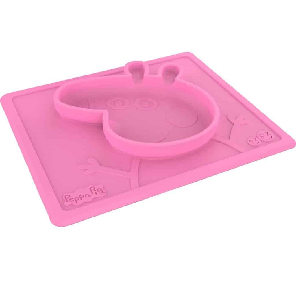 Ezpz Gurli Gris Spisemåtte i Pink - Tilbud!