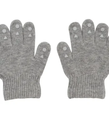 Fingervanter i Grå Melange til Leg og Motorik