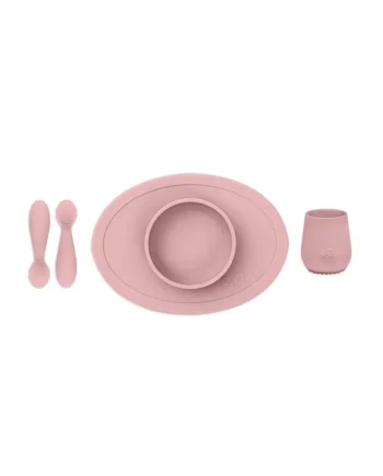 Første Mad Sæt Rosa fra Ezpz - Perfekt til Babyer!