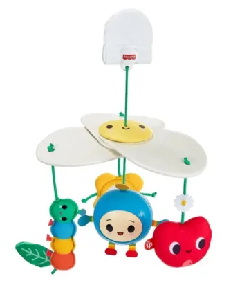 Fisher Price Happy World Blomster Klapvogn Legetøj