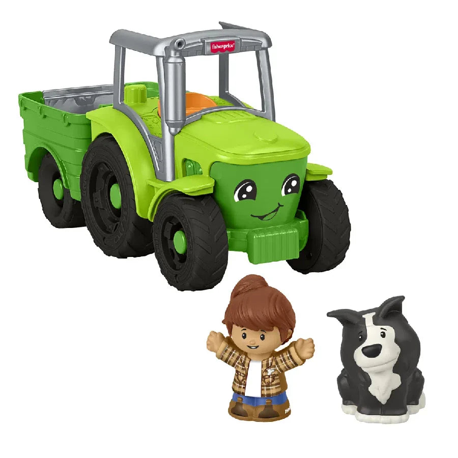Fisher Price Little People Push & Play Traktor Tilbud