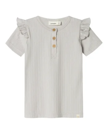 Fleura T-shirt i Vapor Blue fra Lil' Atelier - Fantastisk tilbud!