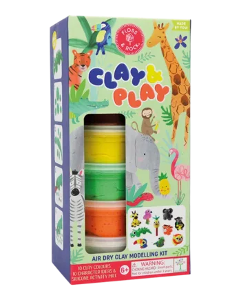 Floss & Rock Jungle Selvhærdende Ler – Kreativ Leg!