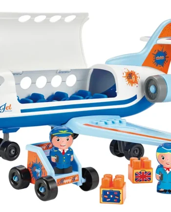 Flyvemaskine med Figurer og Tilbehør til Leg