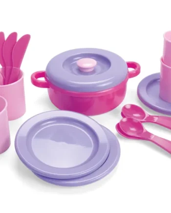 For My Little Princess - Farverigt Spisestel til Leg