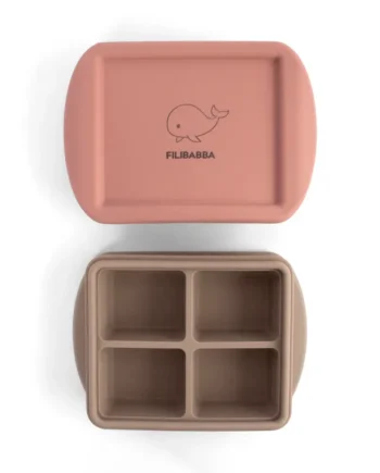 Frysebakke til Babymad - 4x65 ml - Rose Mix