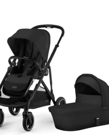 Gazelle S Kombivogn - Moon Black til eventyr med baby