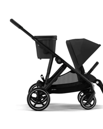 Cybex Gazelle S - Moon Black Klapvogn med Stort Opbevaring